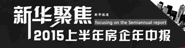 2015上半年房企年中報