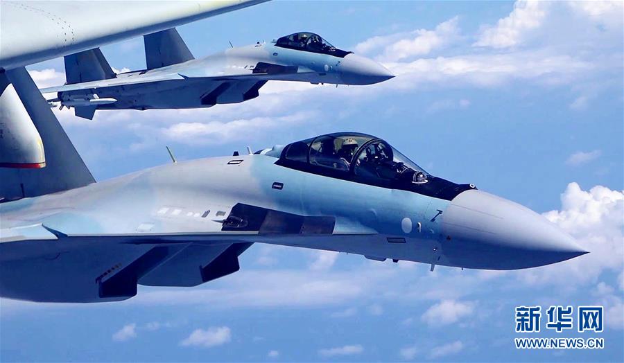 （圖文互動）（2）空軍發布宣傳片展現殲-20、蘇-35、轟-6K海上新航跡