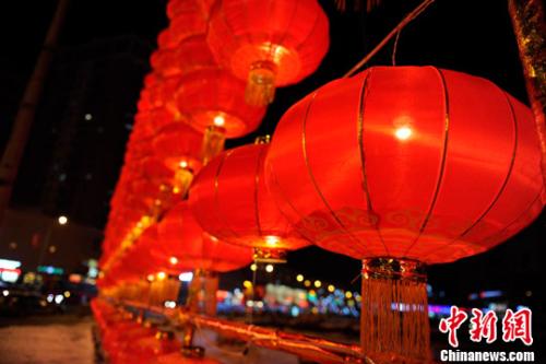 資料圖：紅燈籠。宋文佳 攝