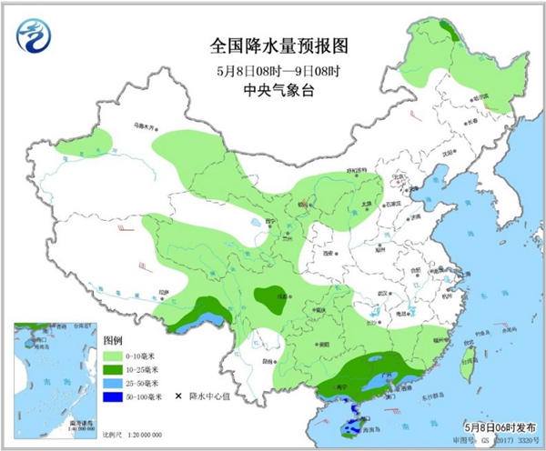 冷空氣要撤啦！今日全國降水整體弱 華南仍有強對流