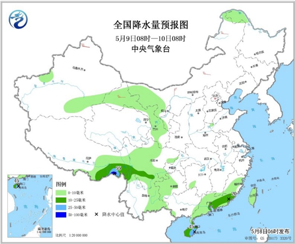 冷空氣要撤啦！今日全國降水整體弱 華南仍有強對流