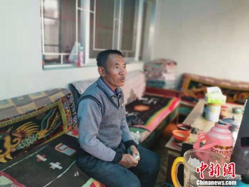 圖為黨確桑布。 謝藝觀 攝