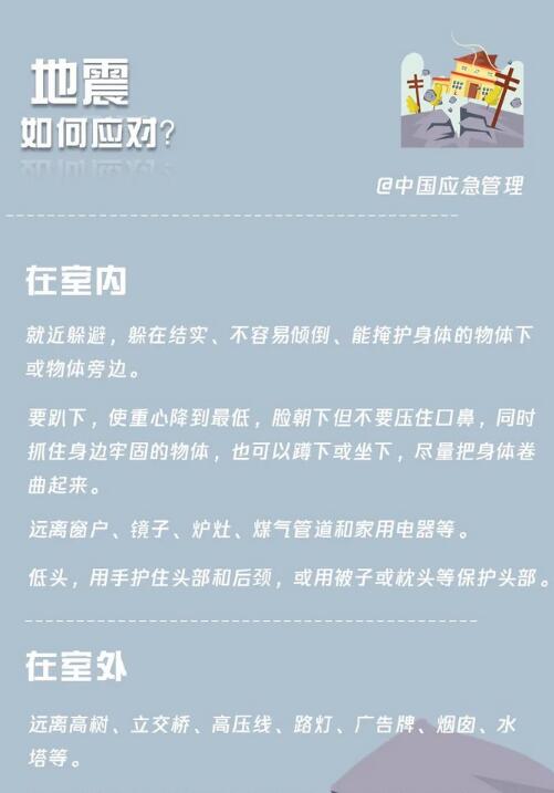 地震如何應對？