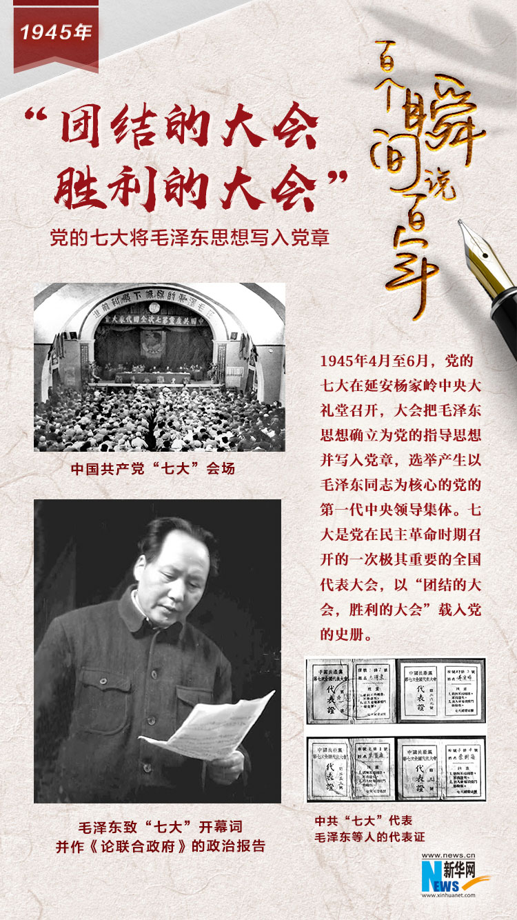 1945，“團結的大會，勝利的大會”