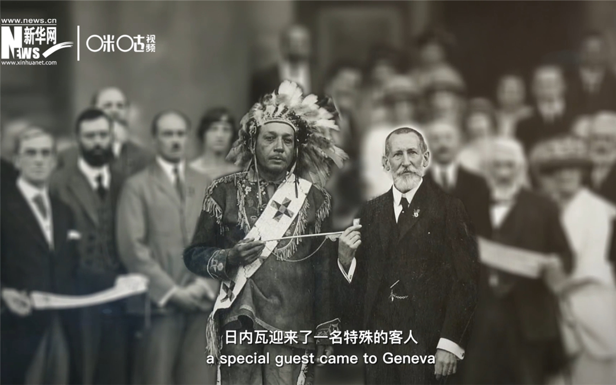 1924年，土著人第一次在國際舞臺尋求發聲