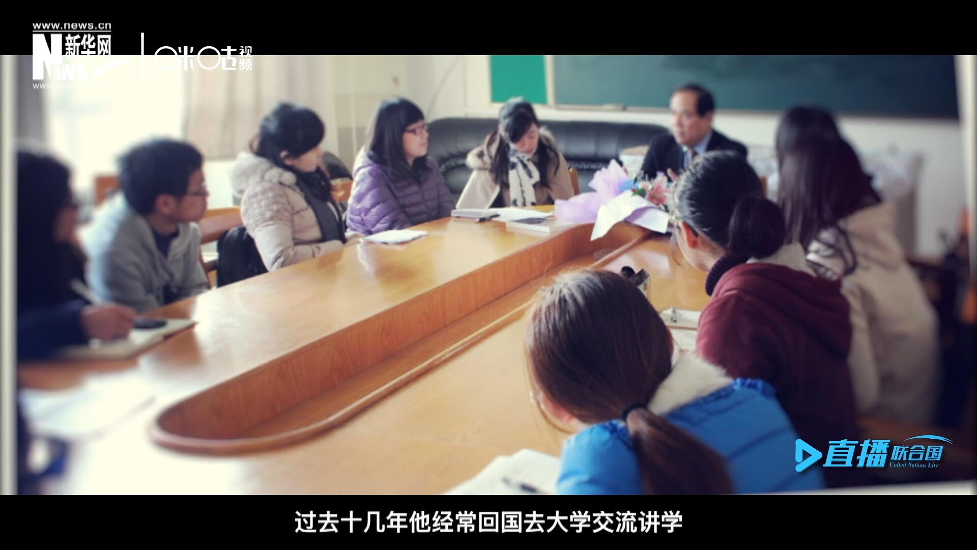 過去十幾年陳峰經?；貒ゴ髮W交流講學，給年輕人分享他學習、工作和生活的故事。