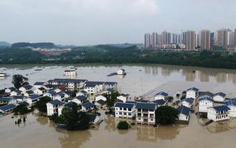 重慶長江、嘉陵江、涪江洪水過境