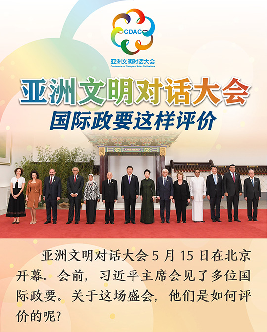 亞洲文明對話大會，國際政要這樣評價