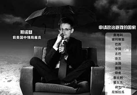 美施壓，斯諾登“搶手”成“燙手”
