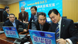 新華社副總編輯彭樹杰、新華網總裁田舒斌指揮報道